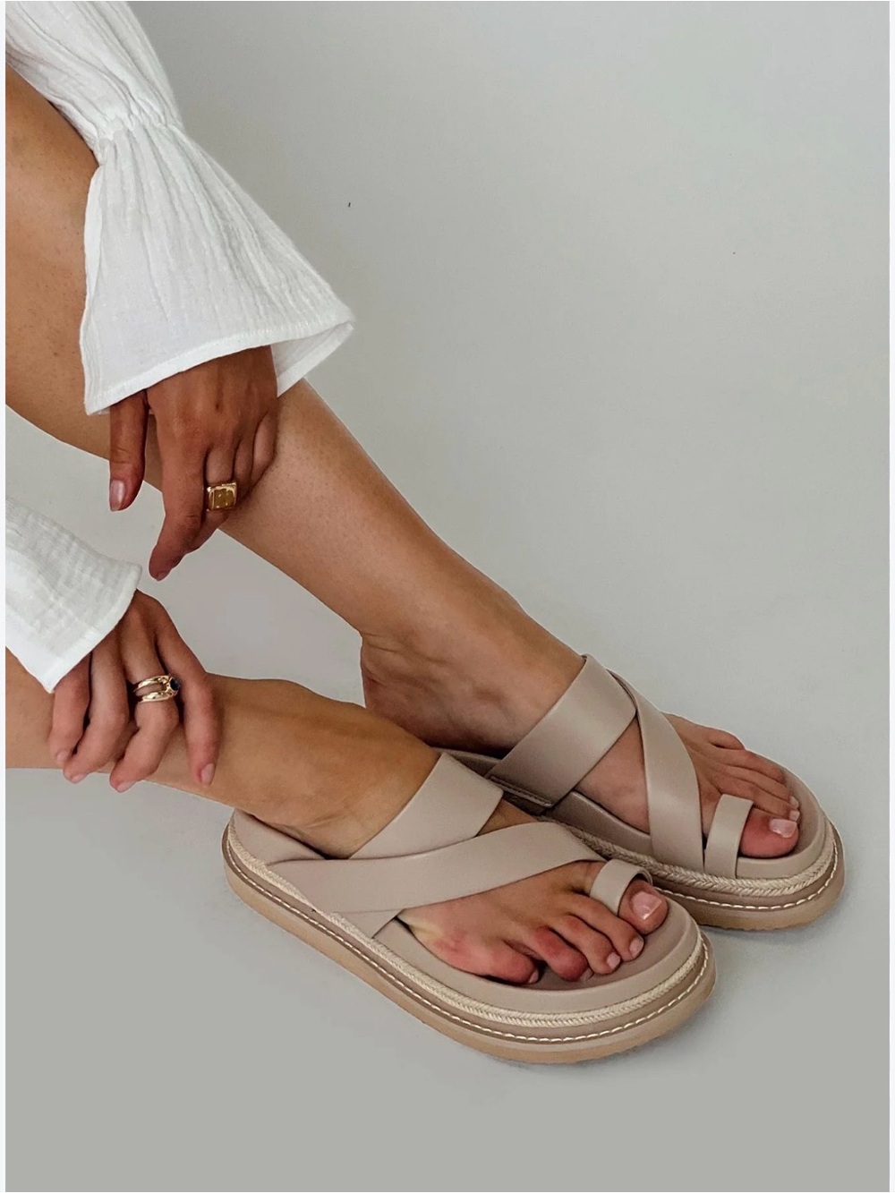 Bilini Armas Sandals Light Clay 8
